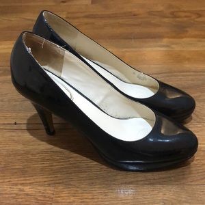 Nickels | Denny Black Patent Pumps